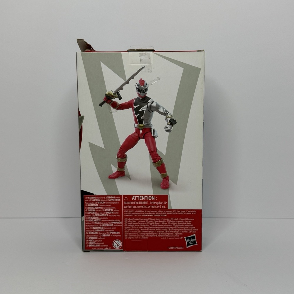 Power Rangers Lightning Collection Dino Fury Red Ranger 6 Inch Figure Hasbro NIB - Picture 3 of 6